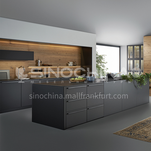2020 Hot sale Modern UV Lacquer with plywood Kitchen cabinet-GK-005